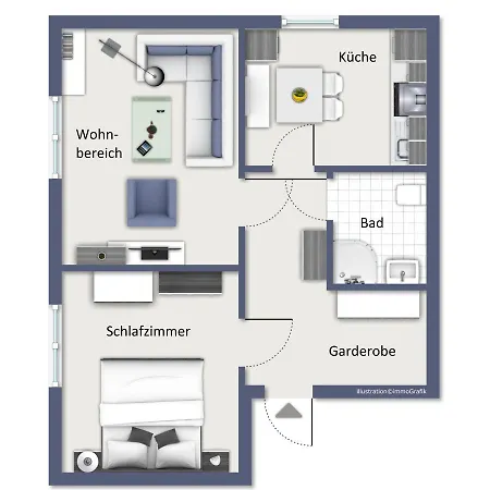 Apartamento Haus Glueckauf Zum Strandlaeufer